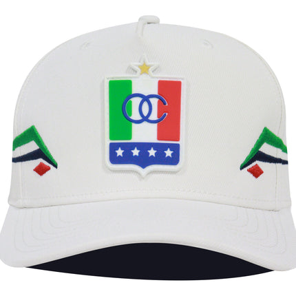 Gorra Once Caldas Oficial blanca tradición 98