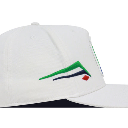 Gorra Once Caldas Oficial blanca tradición 98