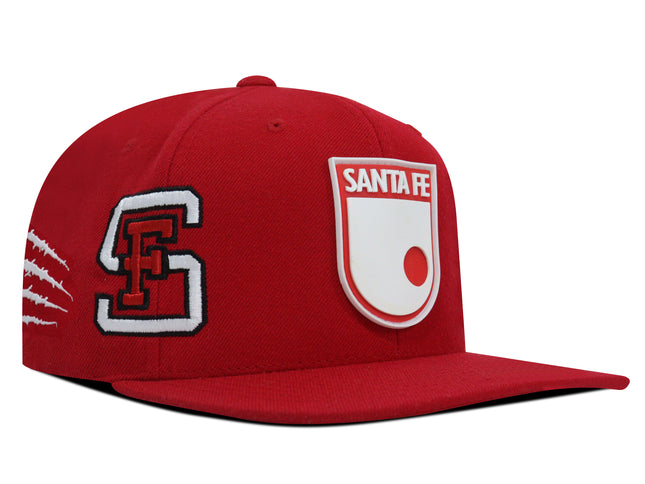 Gorra Independiente Santa Fe Oficial OC Caps plana roja