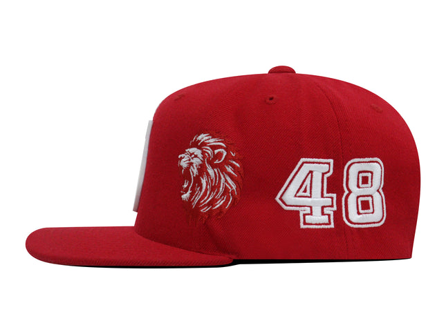 Gorra Independiente Santa Fe Oficial OC Caps plana roja