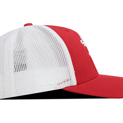 Gorra Independiente Santa Fe Oficial Flexfit 6606 rojo/blanco