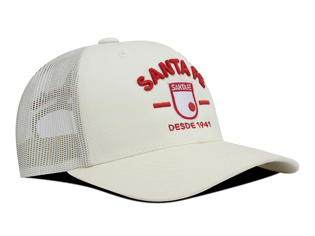 Gorra Independiente Santa Fe Oficial Flexfit 6606 beige