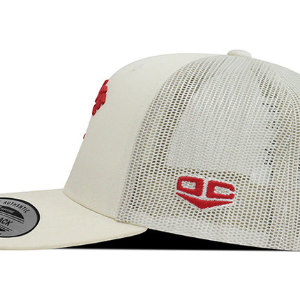 Gorra Independiente Santa Fe Oficial Flexfit 6606 beige