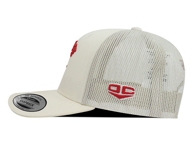 Gorra Independiente Santa Fe Oficial Flexfit 6606 beige