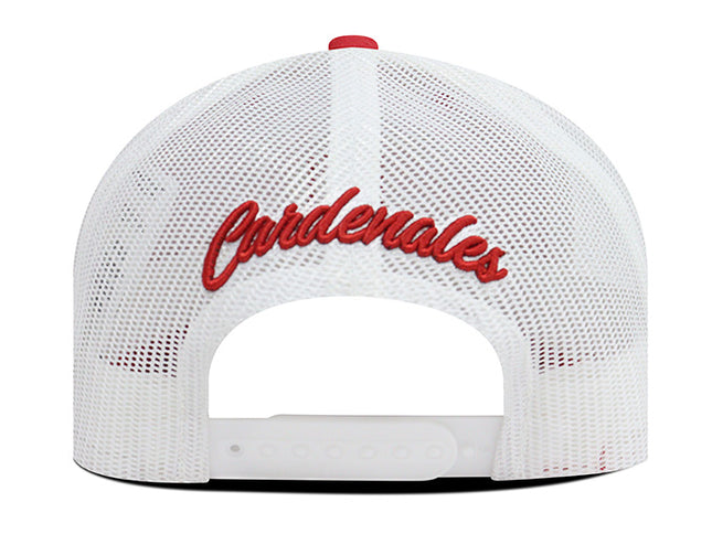 Gorra Independiente Santa Fe Oficial Flexfit 6606 rojo/blanco