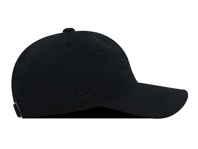 Gorra Independiente Santa Fe Oficial OC Caps dad cap negra tono a tono