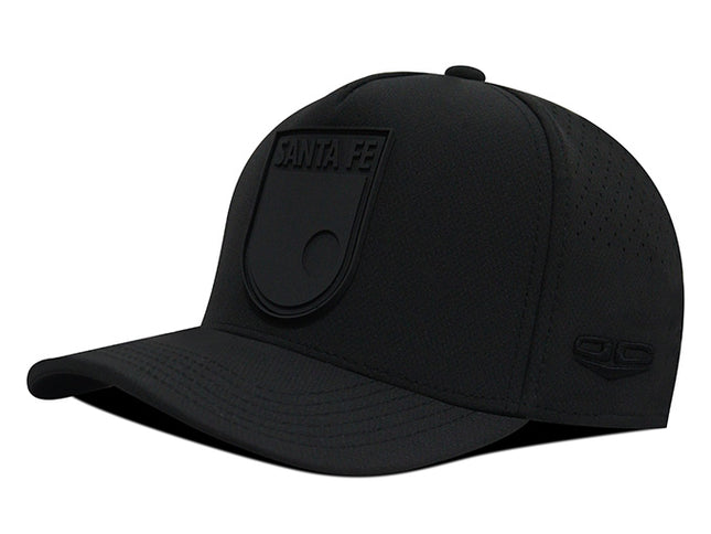 Gorra Independiente Santa Fe Oficial OC Caps negra tono a tono