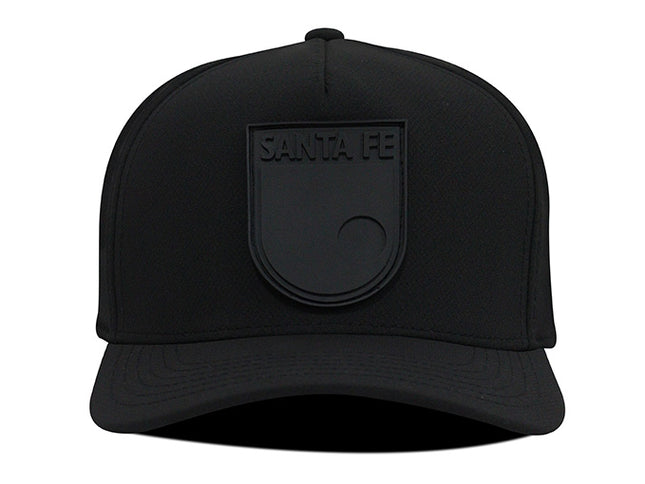 Gorra Independiente Santa Fe Oficial OC Caps negra tono a tono
