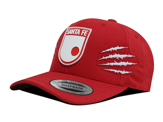 Gorra Independiente Santa Fe Oficial OC Caps Flexfit 6389 roja