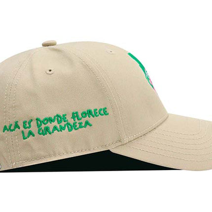 Gorra Atlético Nacional Feria de flores edición especial OC Caps khaki