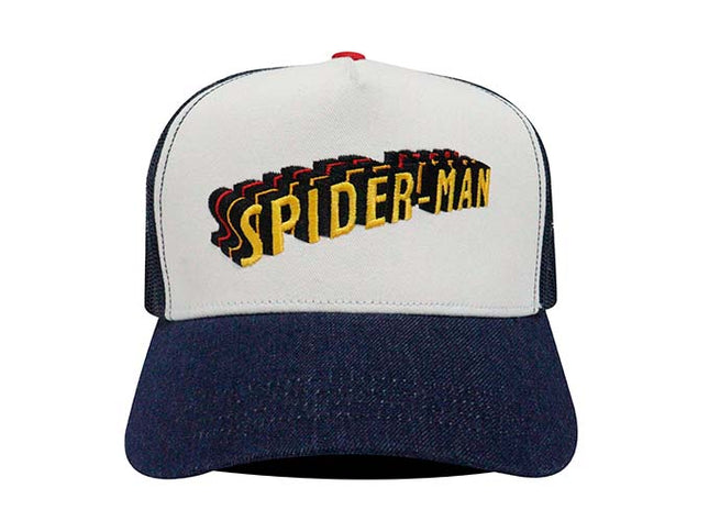 Gorra Spiderman Marvel Original de malla blanco/azul Oc Caps