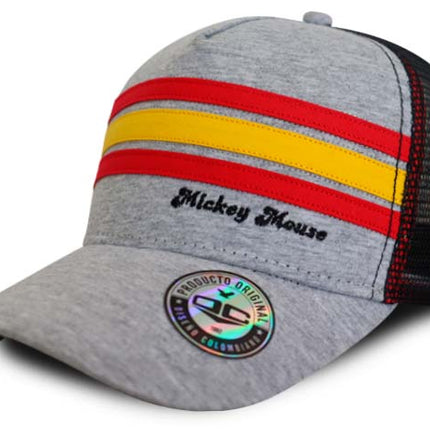 Gorra Mickey Mouse Original Malla Gris Oc Caps