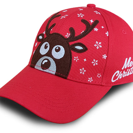 Gorra OC Caps Edición Especial Navidad Reno Roja Niños