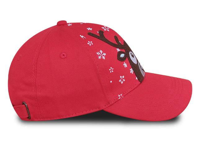 Gorra OC Caps Edición Especial Navidad Reno Roja Niños