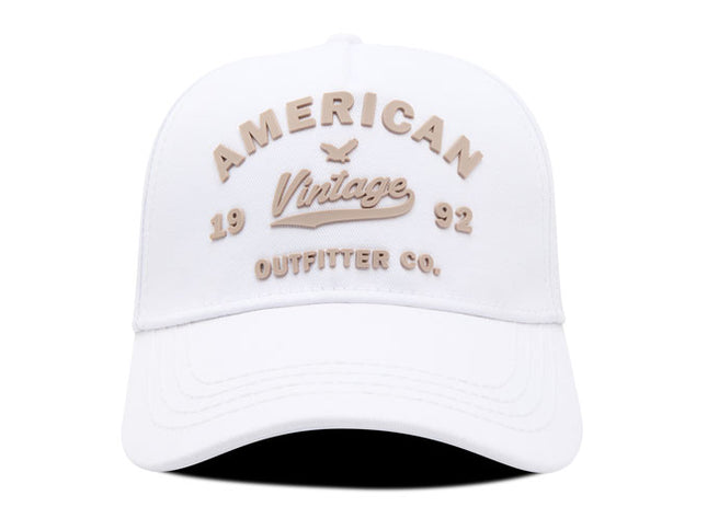 Gorra de moda OC Caps American Vintage blanca