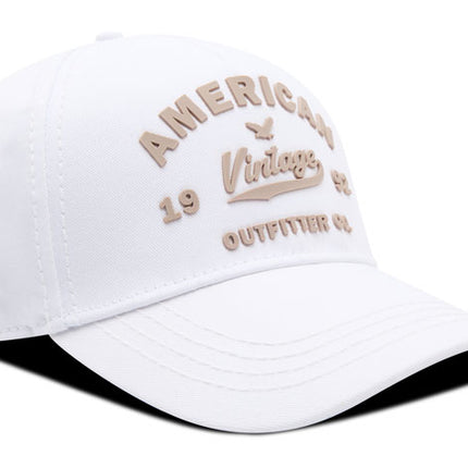 Gorra de moda OC Caps American Vintage blanca