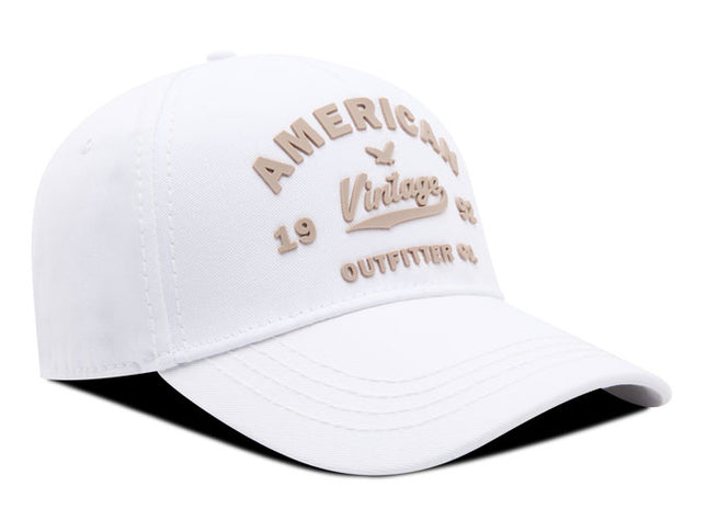 Gorra de moda OC Caps American Vintage blanca