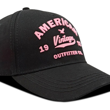 Gorra de moda OC Caps American Vintage negra