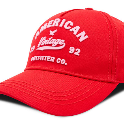 Gorra de moda OC Caps American Vintage roja