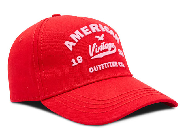 Gorra de moda OC Caps American Vintage roja