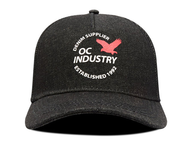 Gorra de moda OC Caps OC Industry negra