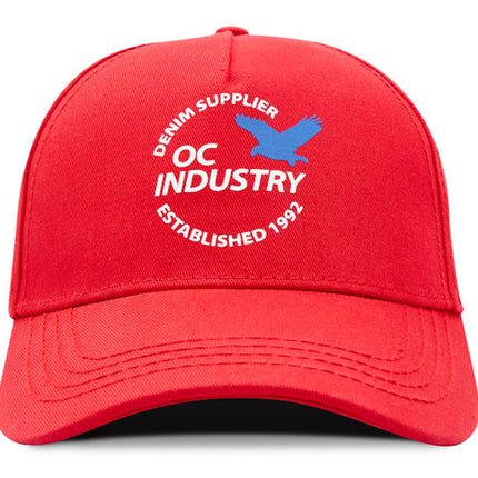 Gorra de moda OC Caps OC Industry rojo