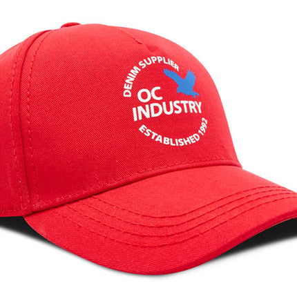 Gorra de moda OC Caps OC Industry rojo
