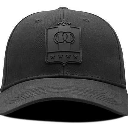 Gorra Once Caldas Oficial negra tono a tono oto-101