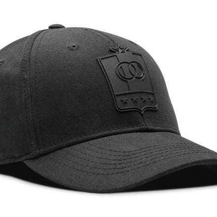 Gorra Once Caldas Oficial negra tono a tono oto-101