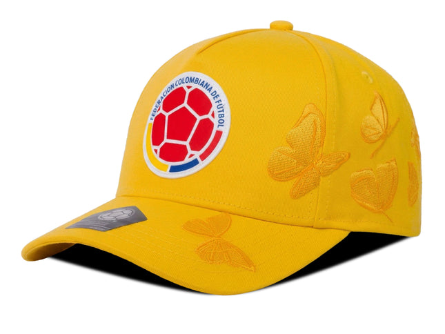 Gorra Oficial FCF Selección Colombia Mariposas Amarilla