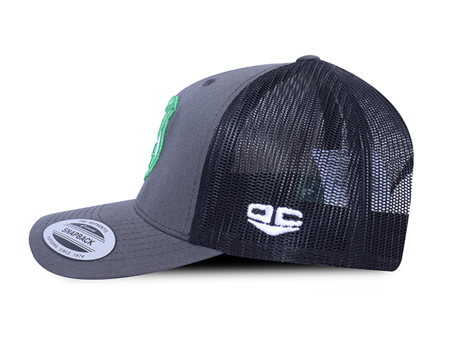 Gorra Deportivo Cali Oficial Flexfit 6606T Gris oscuro/Negro