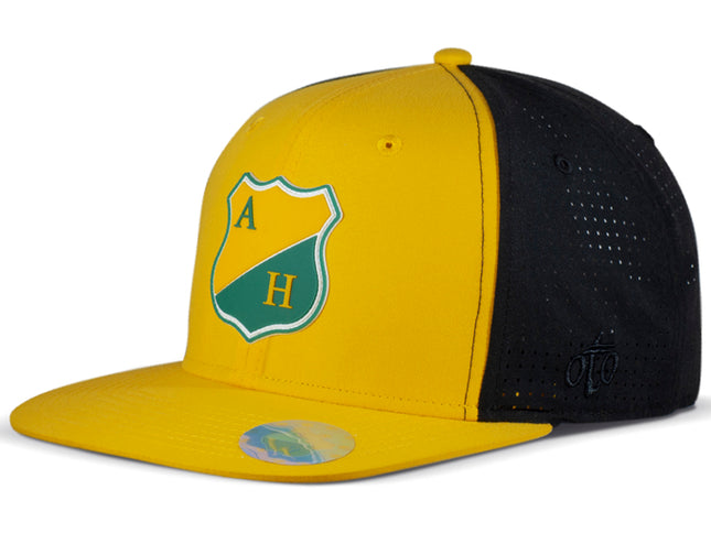 ATLÉTICO HUILA GORRA OFICIAL AMARILLA/negro