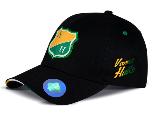 ATLÉTICO HUILA GORRA OFICIAL negra