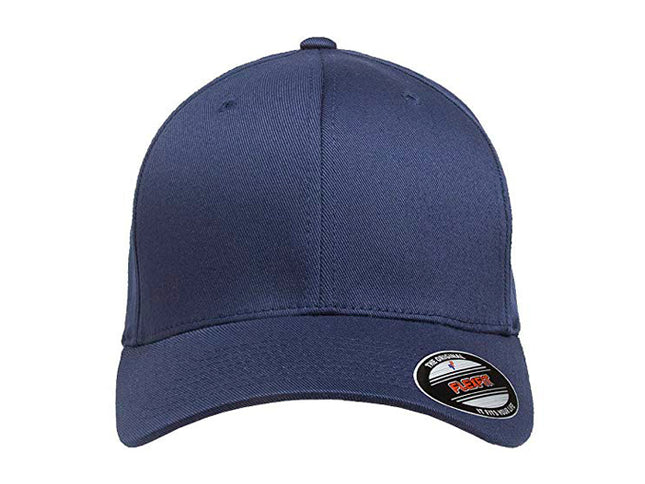 Gorra Flexfit 6277 Clásica Cerrada Azul Oscuro